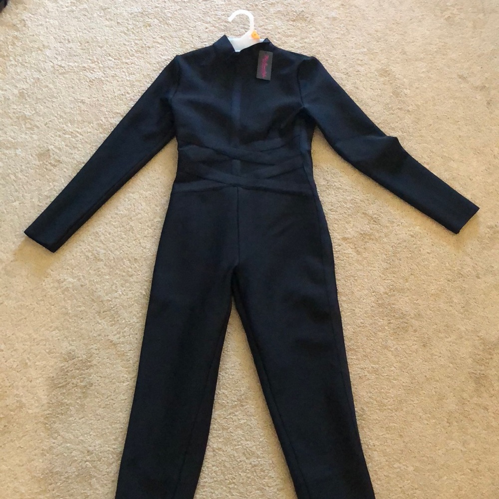 Brand new long sleeve bandage jumpsuit